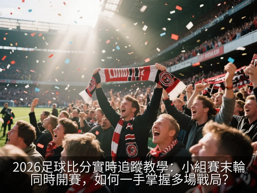 2026足球比分實時追蹤教學：小組賽末輪同時開賽，如何一手掌握多場戰局？